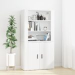 Highboard Weiss Holzwerkstoff