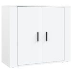 Highboard Weiss Holzwerkstoff – Bild 7