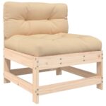 10-tlg. / Garten-Lounge-Set - Massivholz Kiefer – Bild 4