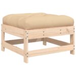 10-tlg. / Garten-Lounge-Set - Massivholz Kiefer – Bild 6