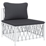 10-tlg. Garten-Lounge-Set mit Kissen – Bild 5