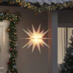 LED-Weihnachtssterne 3 Stk. Faltbar Gelb 43 cm