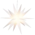 LED-Weihnachtssterne 3 Stk. Faltbar Gelb 43 cm – Bild 5