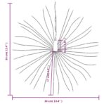 Weihnachtsbeleuchtungen Feuerwerk 2 Stk. 140 LEDs Warmweiss 17cm – Bild 10