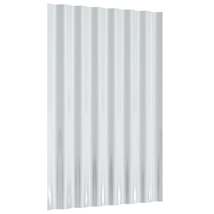 Dachpaneele 12 Stk. Verzinkter Stahl Grün 60x36 cm – Bild 5