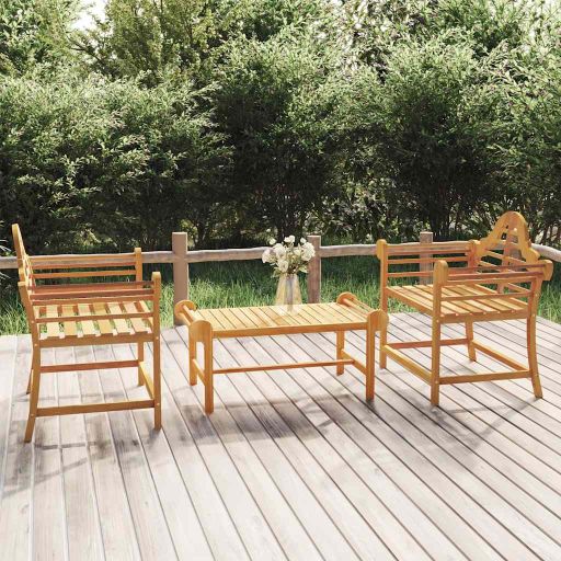 319151_1.jpg Gartenstühle 2 Stk. 91x62x94 cm Massivholz Teak – Bild 1
