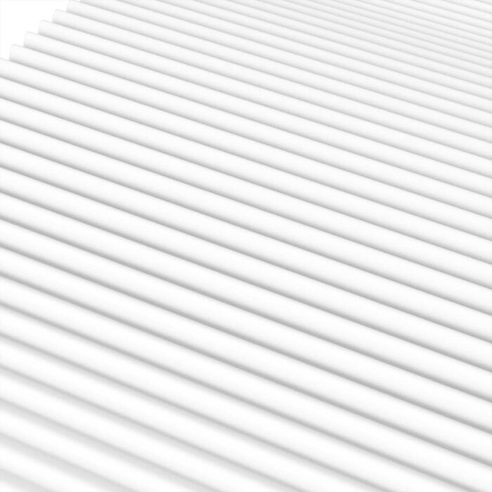 Tagesbett mit Matratze Hellgrau 80x200 cm Stoff – Bild 9