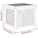Gartentruhe 60x52x55 cm Bambus – Bild 8