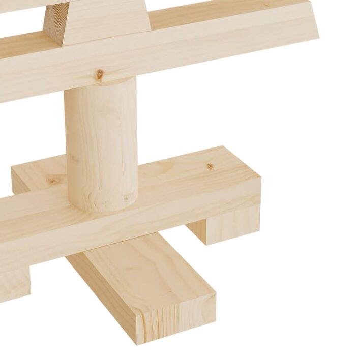 Weihnachtsbäume für Dekorationen 3 Stk. Massivholz Kiefer – Bild 9