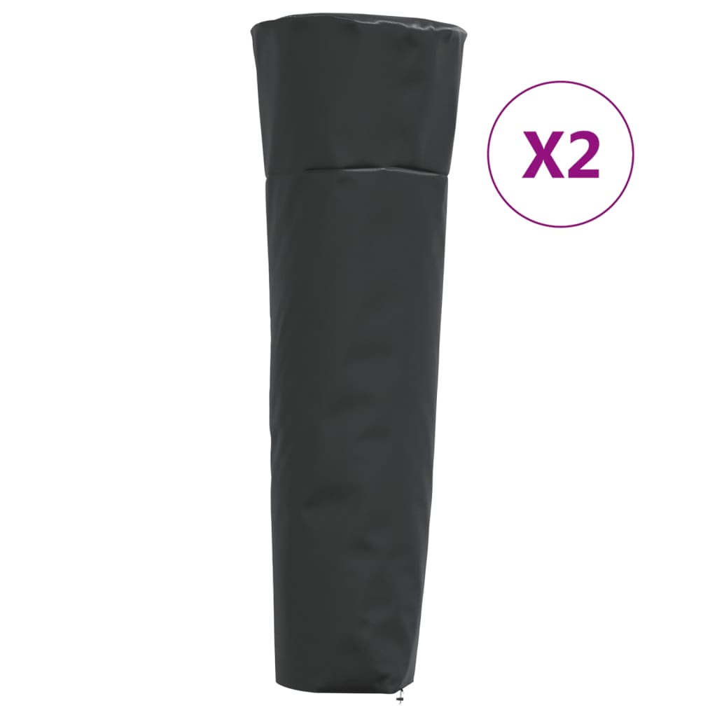 3203401_1.jpg Heizstrahler-Abdeckungen 2 Stk. Pyramidenform 86x47x241 cm 420D – Bild 1