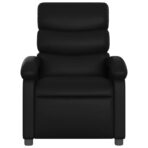 Relaxsessel Elektrisch Schwarz Kunstleder – Bild 9