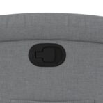 Relaxsessel mit Aufstehhilfe Hellgrau Stoff – Bild 12