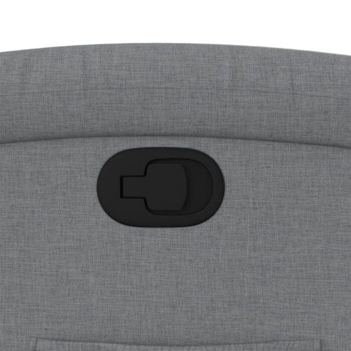 Relaxsessel mit Aufstehhilfe Hellgrau Stoff – Bild 12