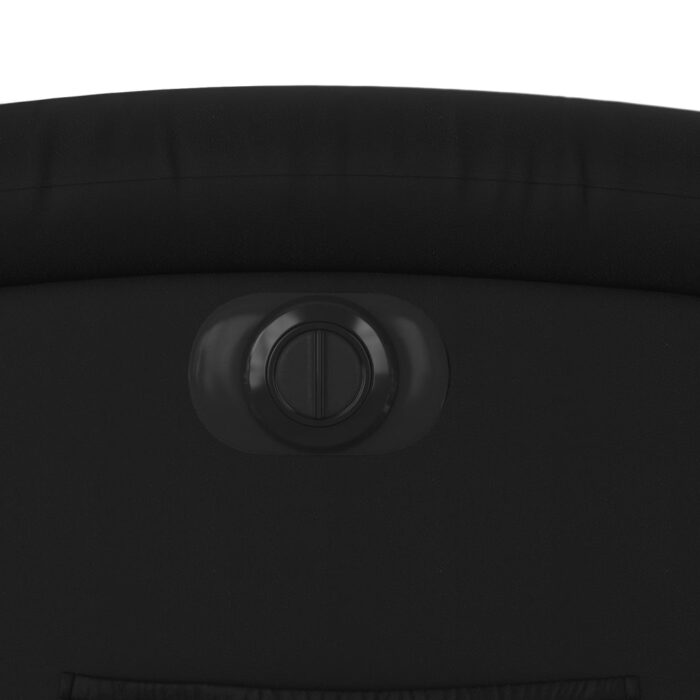 Relaxsessel Elektrisch Schwarz Kunstleder – Bild 12