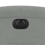 Relaxsessel Elektrisch Hellgrau Samt – Bild 12