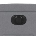 Relaxsessel Elektrisch Hellgrau Stoff – Bild 12