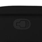 Relaxsessel mit Aufstehhilfe Schwarz Kunstleder – Bild 12