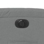 Relaxsessel Elektrisch Hellgrau Stoff – Bild 12