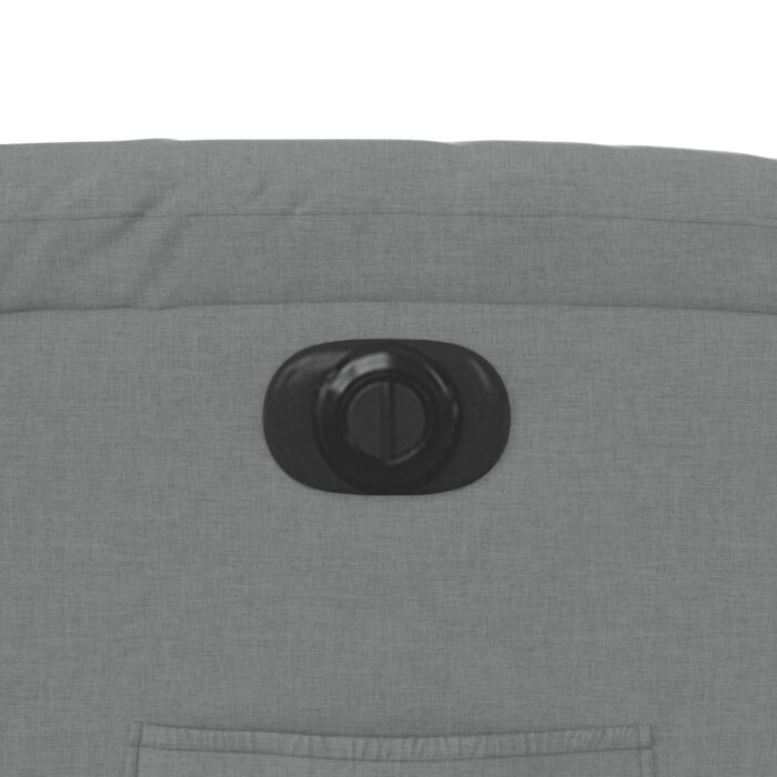 Relaxsessel Elektrisch Hellgrau Stoff – Bild 12