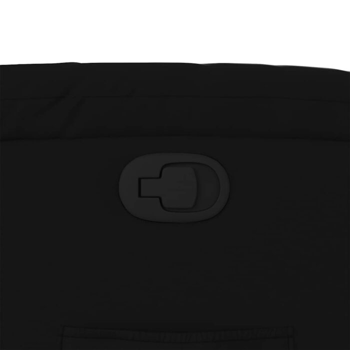 Relaxsessel mit Aufstehhilfe Schwarz Kunstleder – Bild 12