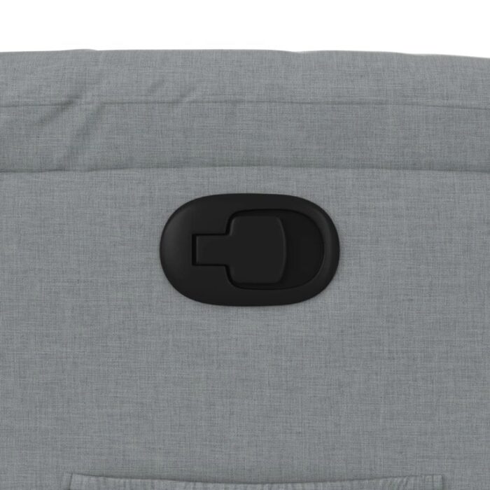 Relaxsessel mit Aufstehhilfe Hellgrau Stoff – Bild 11