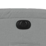 Relaxsessel Elektrisch Hellgrau Stoff – Bild 12