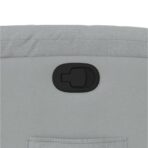 Relaxsessel mit Aufstehhilfe Hellgrau Stoff – Bild 12