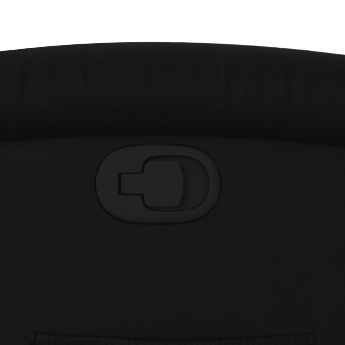 Relaxsessel, Kunstleder, Schwarz – Bild 9