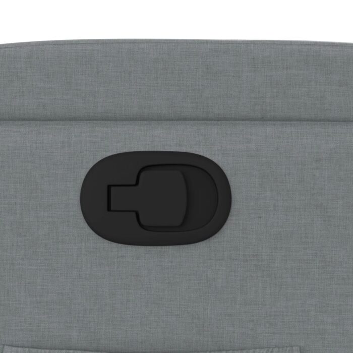 Relaxsessel Hellgrau Stoff – Bild 9