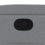 Relaxsessel Hellgrau Stoff – Bild 9