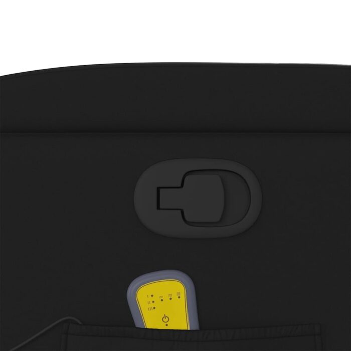 Massage-Relaxsessel, Kunstleder, Schwarz – Bild 10