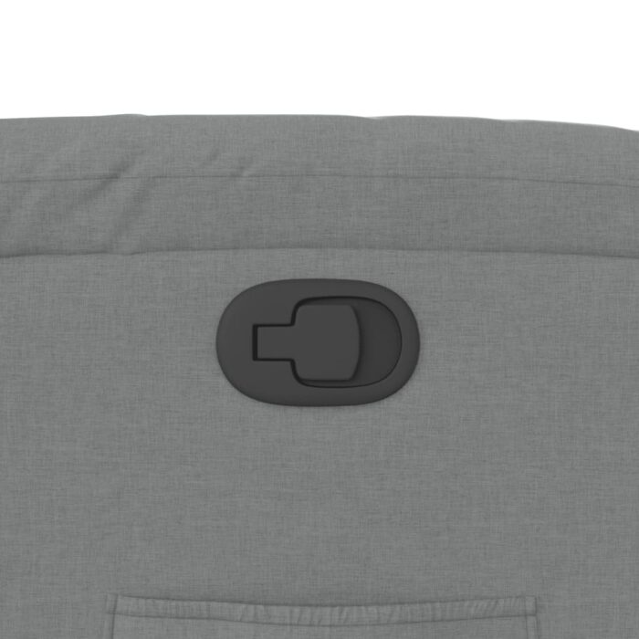 Relaxsessel Hellgrau Stoff – Bild 9