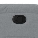 Relaxsessel Hellgrau Stoff – Bild 9