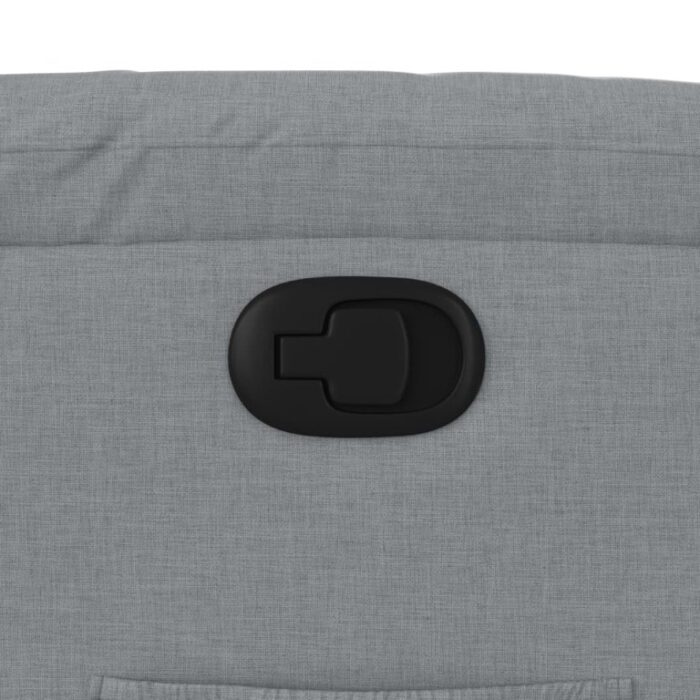 Relaxsessel Hellgrau Stoff – Bild 9