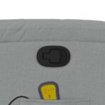 Massage-Relaxsessel, hellgrauer Stoff – Bild 10