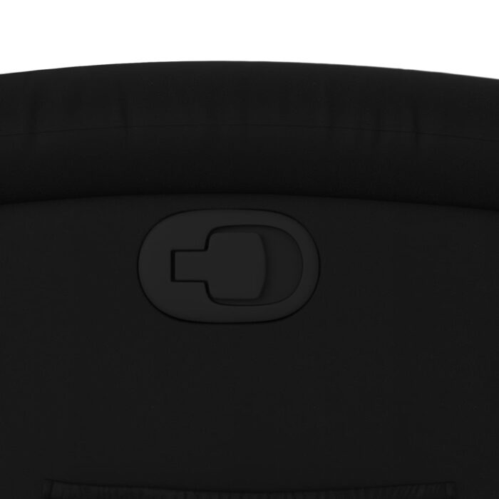 Relaxsessel, Kunstleder, Schwarz – Bild 9