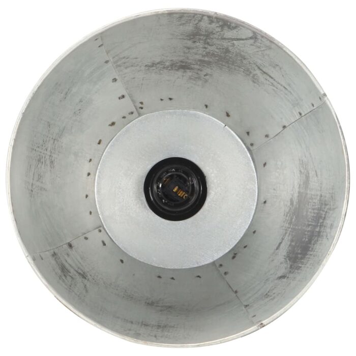 Stehlampen 3 Stk. Silbern E27 Mango Massivholz – Bild 10