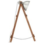 Stehlampen 3 Stk. Silbern E27 Mango Massivholz – Bild 5
