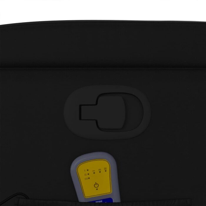 Massage-Relaxsessel, Kunstleder, Schwarz – Bild 10