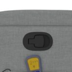 Massage-Relaxsessel, hellgrauer Stoff – Bild 10