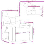 Massage-Relaxsessel, Kunstleder, Schwarz – Bild 12