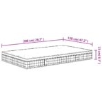 Matratze Bonnell-Federkern Mittel 120x200 cm – Bild 7