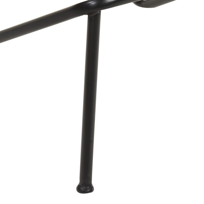 Barhocker 2 Stk. Schwarz Echtleder – Bild 10