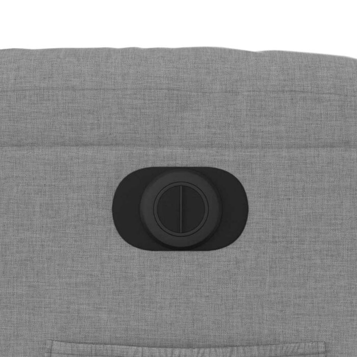 Relaxsessel Elektrisch Hellgrau Stoff – Bild 12