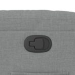 Relaxsessel mit Aufstehhilfe Hellgrau Stoff – Bild 12