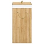 Bambus-Wäschekorb mit 2 Fächern 72 L – Bild 5