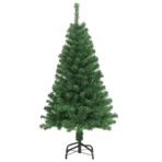 Künstlicher Weihnachtsbaum mit Schnee Grün 150 cm PVC – Bild 3