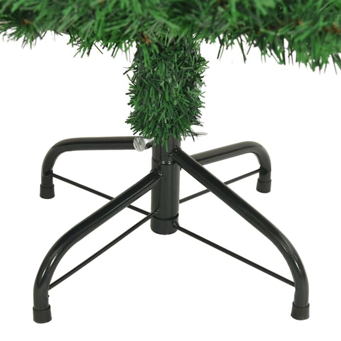 Künstlicher Weihnachtsbaum mit Schnee Grün 150 cm PVC – Bild 6