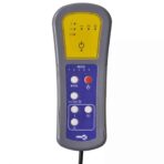 Massagesessel Hellgrau Stoff – Bild 9