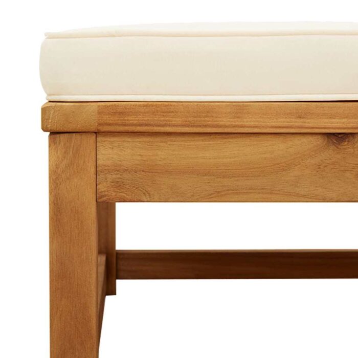 6-tlg. Garten-Lounge-Set mit Kissen Massivholz Akazie – Bild 7